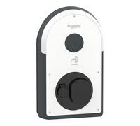 Schneider Electric EVB3S22N40FM Pro AC Wallbox, 22kW, T2S + TF Steckdose, MID, 6mA, IP54, IK10, NFC/RFID Reader