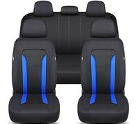 Schonbezüge-Komplettset für Skoda Kamiq Bj ab 2019 in Schwarz/Blau FT1