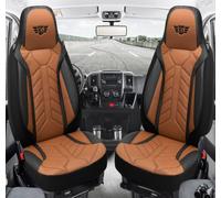 Schonbezüge Sitzbezüge für BMW 1er F40 Bj ab 2019 in Schwarz/Schokobraun DPL511