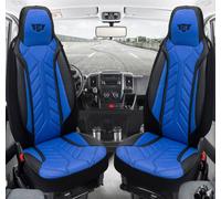 Schonbezüge Sitzbezüge für BMW 5er G30 & G31 Bj ab 2017 in Schwarz/Blau DPL506