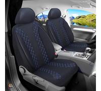 Schonbezüge Sitzbezüge für BMW X1 F48 Bj ab 2015 in Schwarz/Blaue Naht N306