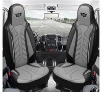Schonbezüge Sitzbezüge für BMW X1 F48 Bj ab 2015 in Schwarz/Grau DPL501