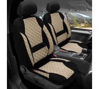 Schonbezüge Sitzbezüge für Ford S-Max 2 Bj ab 2015 in Beige/Schwarz TK605