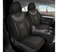 BREMER SITZBEZÜGE Maß Auto Schonbezüge kompatibel mit Honda CR-V 4 Fahrer & Beifahrer Set ab 2012-2018 / Auto Sitzbezüge Schonbezug Set Autositzbezüge 2er Pack in Schwarz