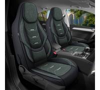 Schonbezüge Sitzbezüge für Honda CR-V 4 Bj 2012-18 in Schwarz/Olivgrün H13
