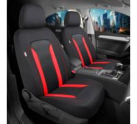 Schonbezüge Sitzbezüge für Hyundai i10 3. Gen. Bj ab 2020 in Schwarz/Rot TF3