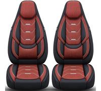 Schonbezüge Sitzbezüge für Hyundai Santa Fe DM Bj 2012-18 in Schwarz/Weinrot H2