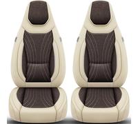 Schonbezüge Sitzbezüge für Hyundai Santa Fe SM Bj 2001-06 in Beige/Braun C11