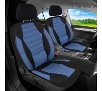Schonbezüge Sitzbezüge für Mazda CX-5 2. Gen. Bj ab 2017 in Schwarz/Blau KT106