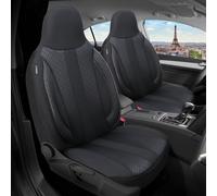 BREMER SITZBEZÜGE Maß Piloten Auto Schonbezüge kompatibel mit Mercedes C-Klasse W204 S204 Fahrer & Beifahrer ab 2007-2014 / Auto Sitzbezüge Schonbezug Set Autositzbezüge 2er Pack in Schwarz (MD504)