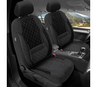 Schonbezüge Sitzbezüge für Nissan Qashqai 1 J10 Bj 2006-13 in Schwarz TK604