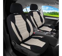 Schonbezüge Sitzbezüge für Opel Mokka B Bj ab 2021 in Schwarz/Beige KT105