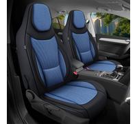 Schonbezüge Sitzbezüge für Seat Leon 1 1M Bj 1999-05 in Schwarz/Blau C6