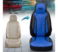 Schonbezüge Sitzbezüge für Seat Leon 1 1M Bj 1999-05 in Schwarz/Blau DPL506