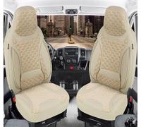 Schonbezüge Sitzbezüge für Skoda Fabia 1 Bj 1999-07 in Beige T1
