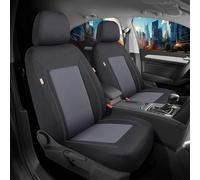 Schonbezüge Sitzbezüge für Skoda Fabia 1 Bj 1999-07 in Schwarz/Grau TF4