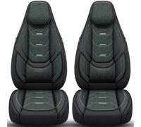 Schonbezüge Sitzbezüge für Skoda Fabia 2 Bj 2007-14 in Schwarz/Olivgrün H13