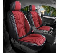 Schonbezüge Sitzbezüge für Skoda Fabia 2 Bj 2007-14 in Schwarz/Rot M2