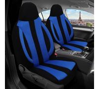 Schonbezüge Sitzbezüge für Skoda Fabia 4 Bj ab 2021 in Schwarz/Blau MD506