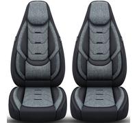 Schonbezüge Sitzbezüge für Skoda Fabia Monte Carlo Bj ab 2016 in Schwarz/Grau H1