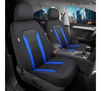 Schonbezüge Sitzbezüge für Skoda Karoq Bj ab 2017 in Schwarz/Blau TF1