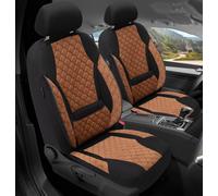 Schonbezüge Sitzbezüge für Volvo XC60 1 Bj 2008-17 in Schokobraun/Schwarz TK611