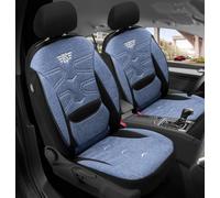 Schonbezüge Sitzbezüge für VW Jetta 4 Bj 2005-11 in Schwarz/Blau KT306