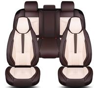 Schonbezüge Sitzbezüge Komplettset für Skoda Fabia 1 Bj 1999-07 in Braun/Beige FS5