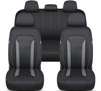 Schonbezüge Sitzbezüge Komplettset für Skoda Kamiq Bj ab 2019 in Schwarz/Grau FT2