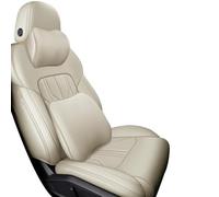 Schonbezug Set Für Kia Für Sportage 2023 Custom Fit Auto Sitzbezug Auto Zubehör Wasserdichte Kunstleder Accessories(Beige,DE)