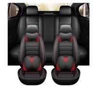 Schonbezug Set Ledersitzbezug Autozubehör Innenausstattung Komplettset Für Kia Für Sportage 2013-2018 2019 2020 2021 2022 Accessories(Black red pillow)