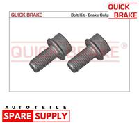 SCHRAUBE, BREMSSATTEL FÜR AUDI 100 200 C3 4000 80 QUICK BRAKE 11631K