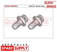 SCHRAUBE, BREMSSATTEL FÜR SMART CABRIO CITY-COUPE CROSSBLADE QUICK BRAKE 11613K
