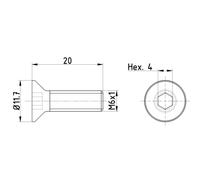 Schraube, Bremsscheibe an Radnabe TEXTAR TPM0015