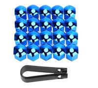 Schrauben Kompatibel Mit Skoda Für Octavia Für Karoq 20 Stück Auto-Radabdeckung Nabenmutter Bolzenabdeckungen 17 Mm 19 Mm 21 Mm Nabenschraubenabdeckung