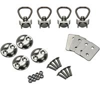Schrauben-Set STEMA "Zurrset light", silber (silberfarben), Aluminium, Schrauben, Geeignet für Fahrzeuge und Anhänger, ermöglicht Setzen des Zurrpunkts (65292221-0) silberfarben