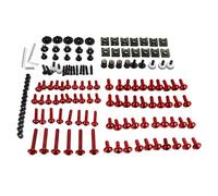 Schraubensatz für Motorradzubehör Motorrad Kompletter Satz Verkleidungsschrauben Muttern Schrauben Für Suzuki DL650 Für Vstrom 650XT 650XT(Rosso)