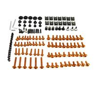 Schraubensatz für Motorradzubehör Motorrad Kompletter Satz Verkleidungsschrauben Muttern Schrauben Für Suzuki DL650 Für Vstrom 650XT 650XT(Gold)