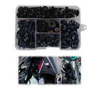 Schraubenzubehör Motorrad Verkleidung Schrauben Kit Für BMW R1200GS R1250GS F700GS F800GS F750GS F850GS F900R F900XR S1000R S1000RR S1000XR Aluminium Zubehör(Nero)