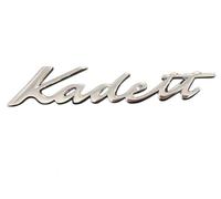 Schriftzug Typenzeichen "Kadett" für Opel Oldtimer Kadett B Kofferraumdeckel