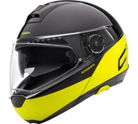 Schuberth C4 Pro Swipe Klapphelm, Schwarz-Gelb S (55/56)