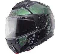 Schuberth C5 Globe Klapphelm, schwarz-grün, Größe 3XL für Männer