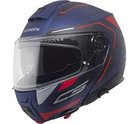 Schuberth C5 Omega Helm, blau matt/rot, Größe XL (61)