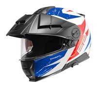 Schuberth E2 Explorer Klapphelm, weiß-blau-rot Größe: S