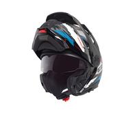 Schuberth E2 Trail Blue Motorradhelm (Schwarz/Weiß/Blau)