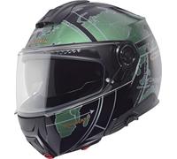 SCHUBERTH HELMET C5 ECE DEKOR GLOBE GREEN 55 (S)