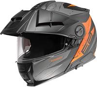 Schuberth E2 Explorer Klapphelm, schwarz-orange, Größe 2XL