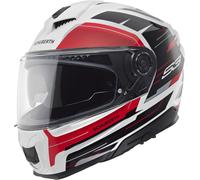 Schuberth S3 Apex Helm, schwarz-weiss-rot, Größe 53 für Männer