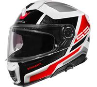 Schuberth S3 Daytona Helm, schwarz-weiss-rot, Größe XS