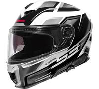 Schuberth S3 Storm Helm, schwarz-weiss-silber, Größe XS